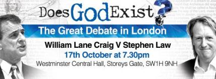 RFT 2011 Debate: William Lane Craig vs Stephen Law - 'Does God Exist?'