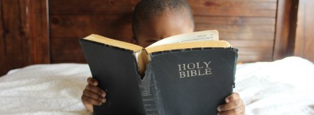 Boy Reading Bible