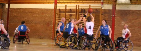 Roller basketball